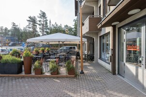 Majoituspaikan julkisivu