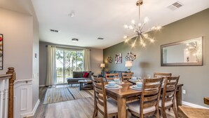 Dining - Elegant and Spacious 3BD Town Home With CDC Standards - Close to Convention Center #3vc007 (Orlando)
