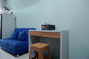 Room | Living area | TV - Fully Furnished 1BR Apartment at Vittoria Residence (Jakarta)