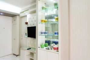 Room | Bathroom | Shower, towels - Posh 2BR Apartment at Bassura City near Shopping Mall (Jakarta)