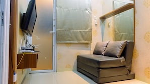 Room | Living room - 2BR with Mall Access at Green Pramuka Apartment (Jakarta)