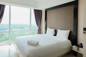 Bed sheets - Spacious Fully Furnished Studio Apartment at U Residence (Curug)