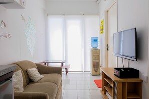 Quarto | Sala de estar | TV de tela plana