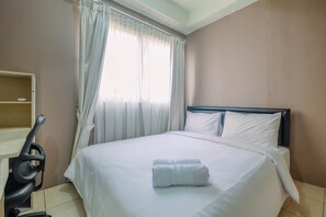Room | 2 bedrooms, free WiFi, bed sheets - City View 2BR Apartment at Pakubuwono Terrace (Jakarta)