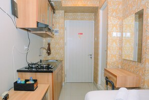 Room | Bathroom - Cozy and Modern Studio at Grand Kamala Lagoon Apartment (Bekasi)