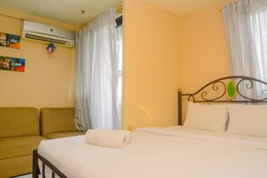 Chambre | Bureau, accès au Wi-Fi (inclus), literie fournie