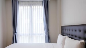 Kamar | 1 kamar tidur, Wi-Fi gratis, dan seprai linen