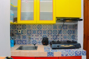 客房 | 私人厨房 | 冰箱、炉灶、厨具/餐具