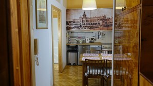 Apartment, 1 Bedroom | Private kitchen | Espresso maker, full-size fridge, oven, stovetop - Sebastian Apartment  in The Old Town (Kraków)