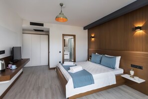 Premium bedding, minibar, in-room safe, free cots/infant beds