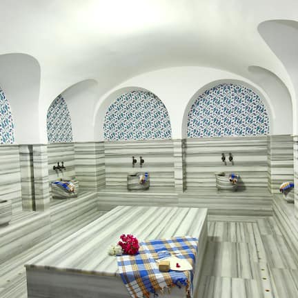 Couples treatment rooms, Turkish bath, body treatments, body wraps