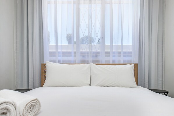 1 bedroom, iron/ironing board, Internet, bed sheets