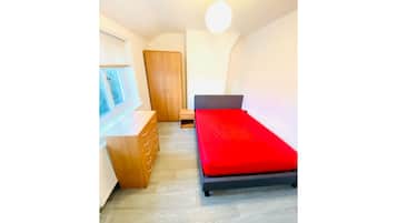 Iron/ironing board, bed sheets