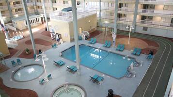 Indoor pool, outdoor pool
