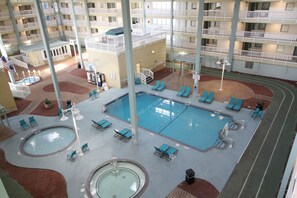 Indoor pool, outdoor pool