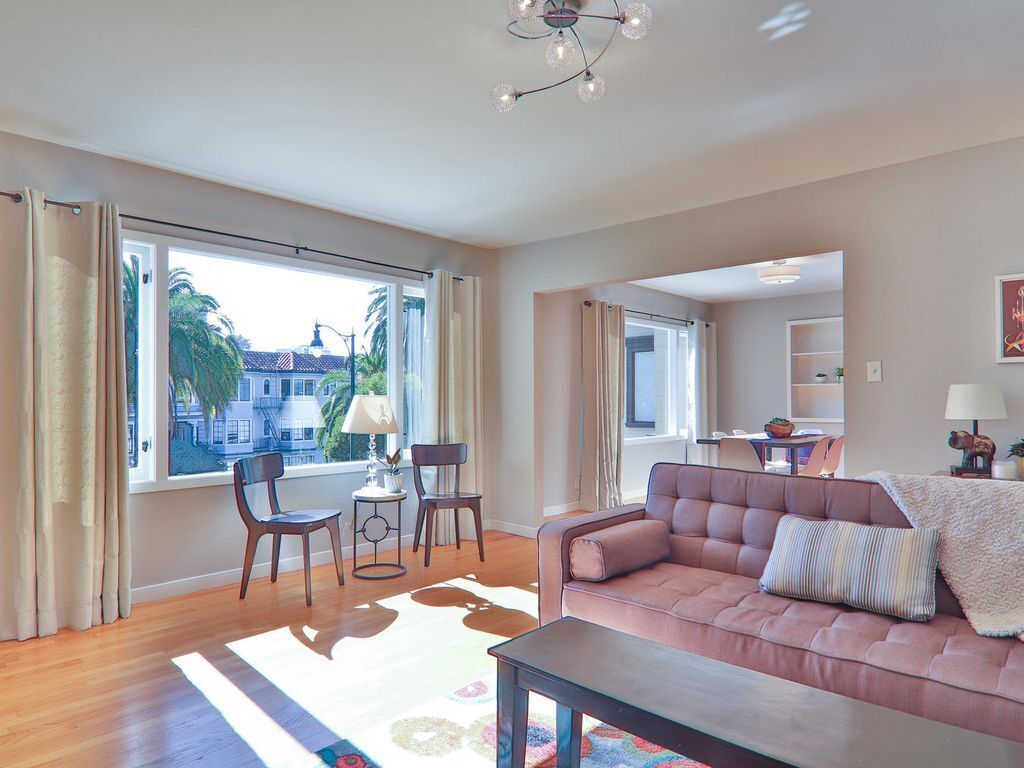 W/ outdoor space and private entry, the home is an ideal self-contained shelter.