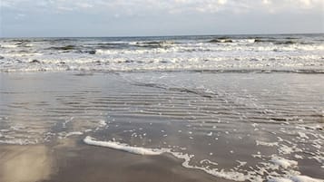 Vlak bij het strand