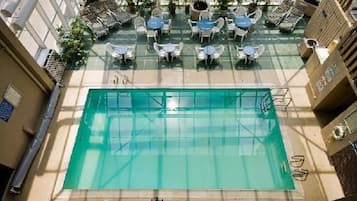 Indoor pool, outdoor pool