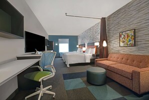Studio, 2 Queen Beds, Non Smoking | Living area | 49-inch LCD TV with cable channels, TV - Home2 Suites by Hilton Yuma Pivot Point (Yuma)