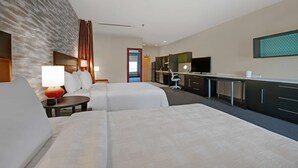 Studio, 2 queensize-senger, tilgjengelighetstilpasset, badekar | Skrivebord, wi-fi (inkludert) og sengetøy