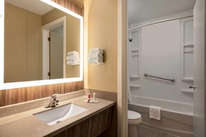 Free toiletries, hair dryer, towels