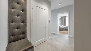 Apartment (12) | 1 Schlafzimmer, laptopgeeigneter Arbeitsplatz, Bügeleisen/Bügelbrett