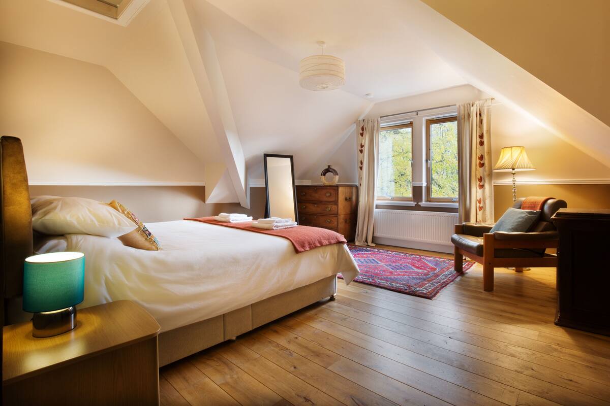 Chambre Double, salle de bains attenante
