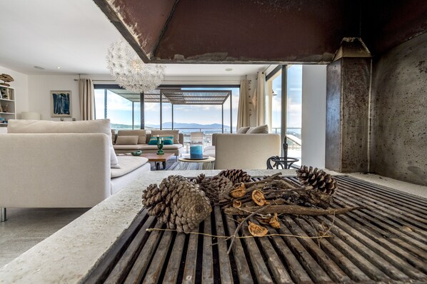 Interior - Villa with sea view and heated pool in Coti-Chiavari (Coti-Chiavari)