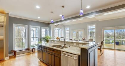 Kent Island Waterfront | Game Room | Private Dock | Pet Friendly