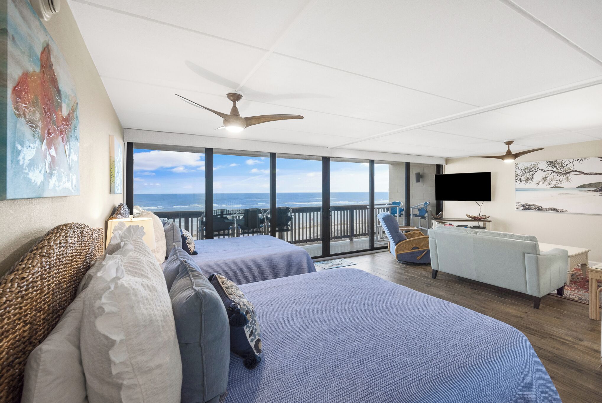 2 多间卧室、熨斗/熨衣板、WiFi、床单