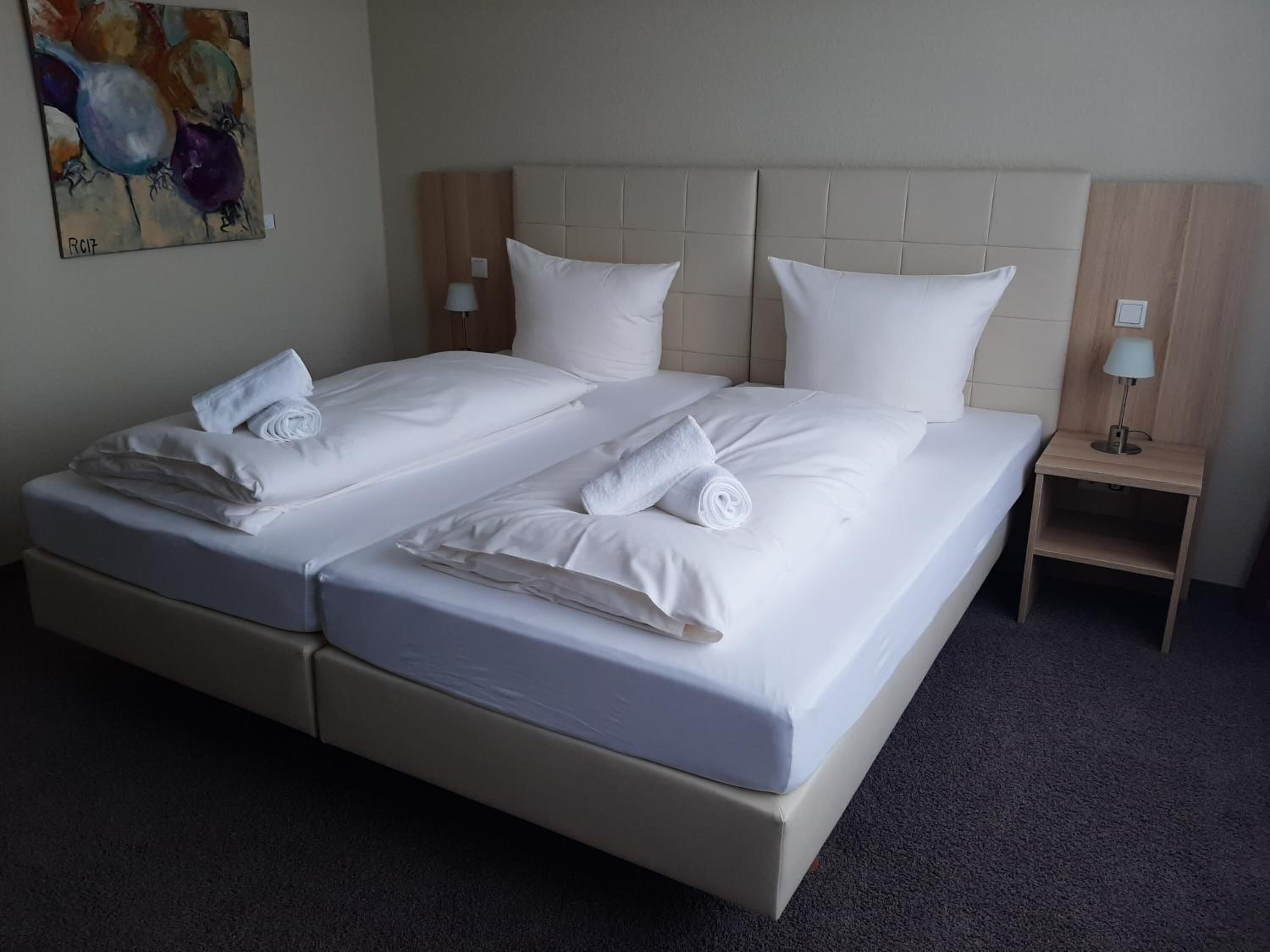 1 bedroom, desk, laptop workspace, blackout curtains