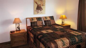 2 bedrooms, iron/ironing board, travel crib, WiFi
