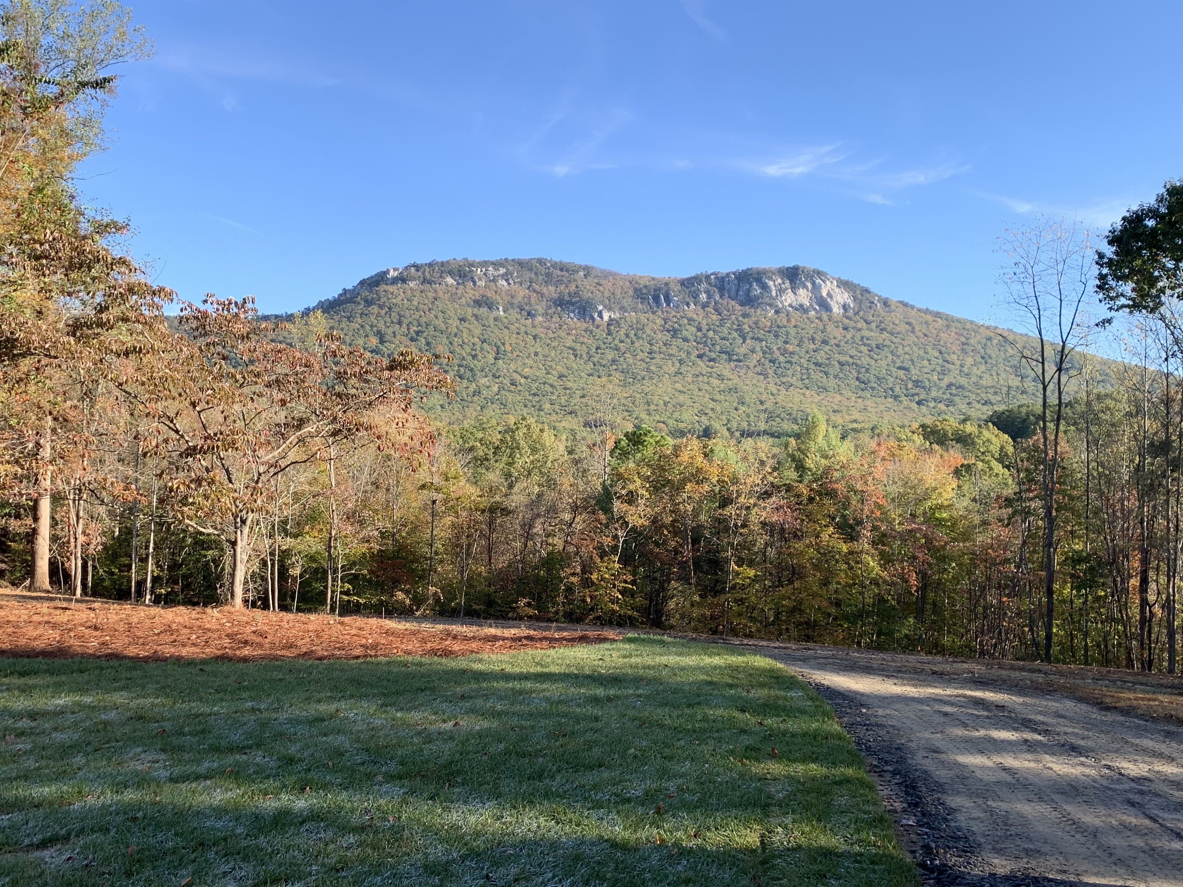 view of Cook's Wall from the front porch