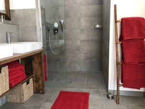 Shower, hair dryer, towels, toilet paper - Vacation homes Immenhöfe -Your vacation home (Donaueschingen)