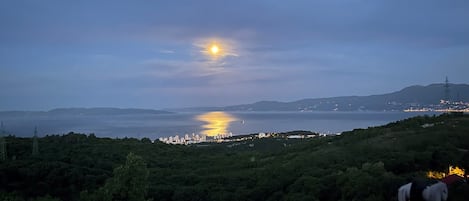 Vue sur la plage/lâocĂ©an