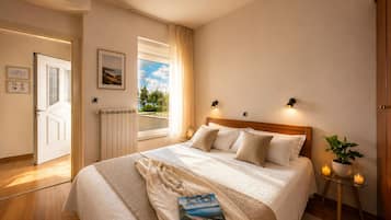 Ropa de cama de alta calidad, colchones con efecto memoria y minibar