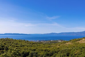 Deluxe Apartment, 1 King Bed with Sofa bed, Terrace, Sea View | Terrace/patio - Terra Magica Deluxe Apartment OR Room with Private Parking, Terrace and Sea View (Cavle)