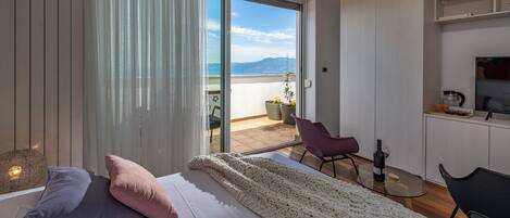 Chambre Triple Panoramique, 1 chambre, balcon, vue mer