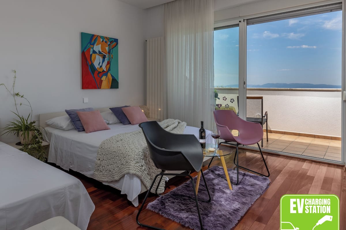 Panoramic Triple Room, 1 Bedroom, Balcony, Sea View