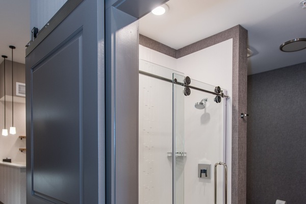 Regadera en el baño