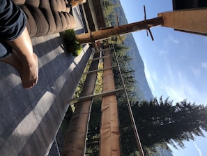 Blick von der Unterkunft