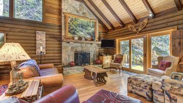 Cabin (Black Bear Lodge) | Living room