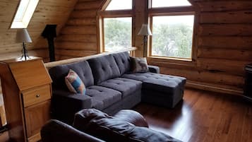 Smart TV, DVD player, books