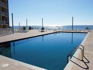 Una piscina riscaldata