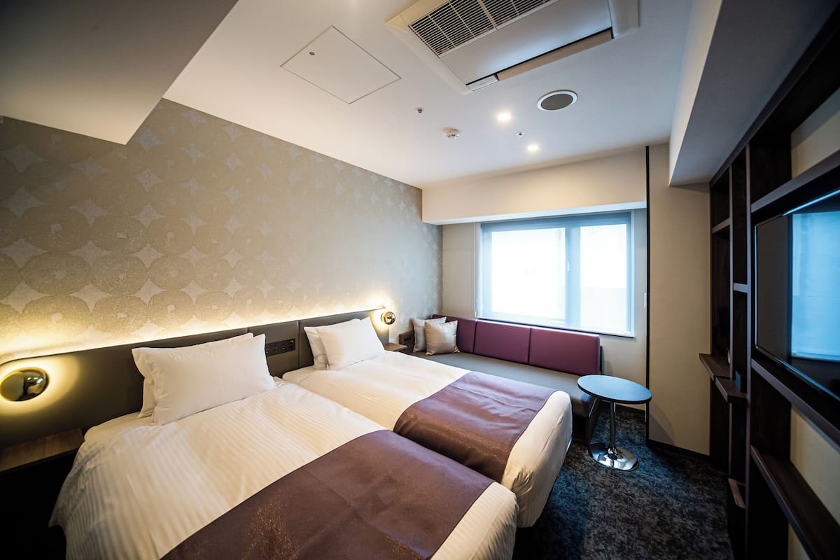 Twin kamer, niet-roken (Hollywood Twin, 20sqm) | 1 slaapkamer, geluiddichte muren, gratis wifi, beddengoed