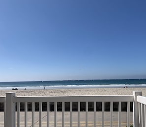 En la playa 