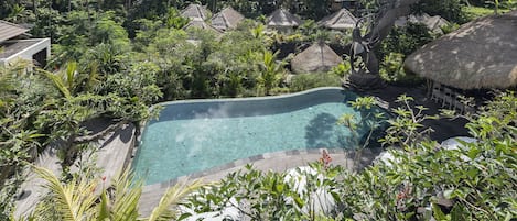 Suite with Pool View | Pemandangan balkon