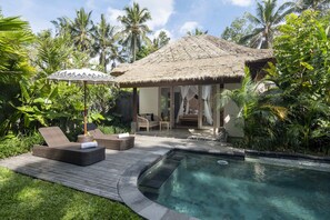 One Bedroom Private Pool Villa | Terrace/patio - The Sun of Granary Resort and Villas (Tegallalang)