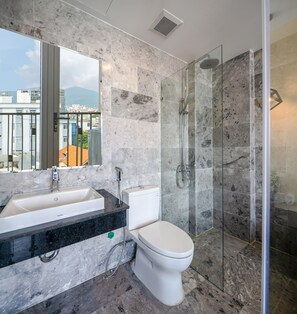Dusche, Regendusche, Handtücher