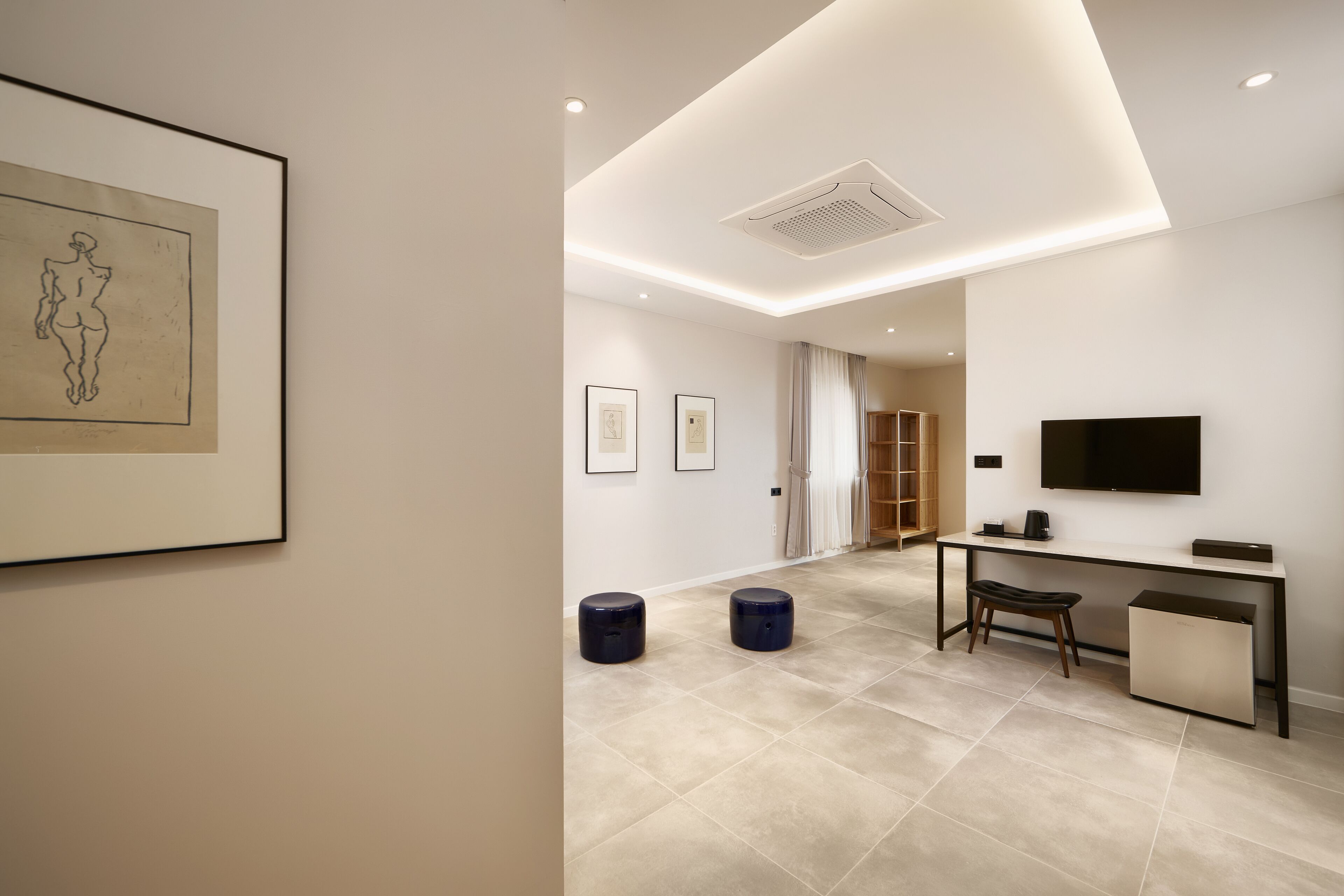 signature a - 5 free ott services[netflix, tving, watcha, disney, apple] | living area | flat-screen tv, heated floors